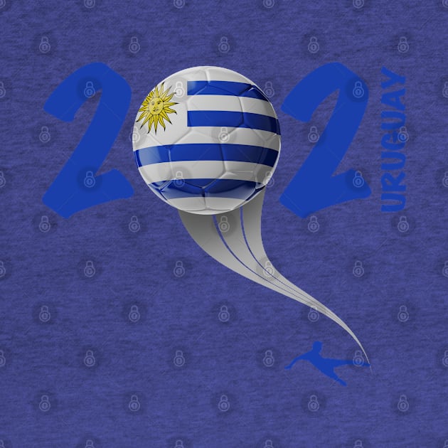 Uruguay Copa America Soccer 2021 by DesignOfNations